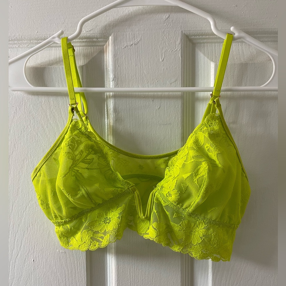 Bright Green Lace Top